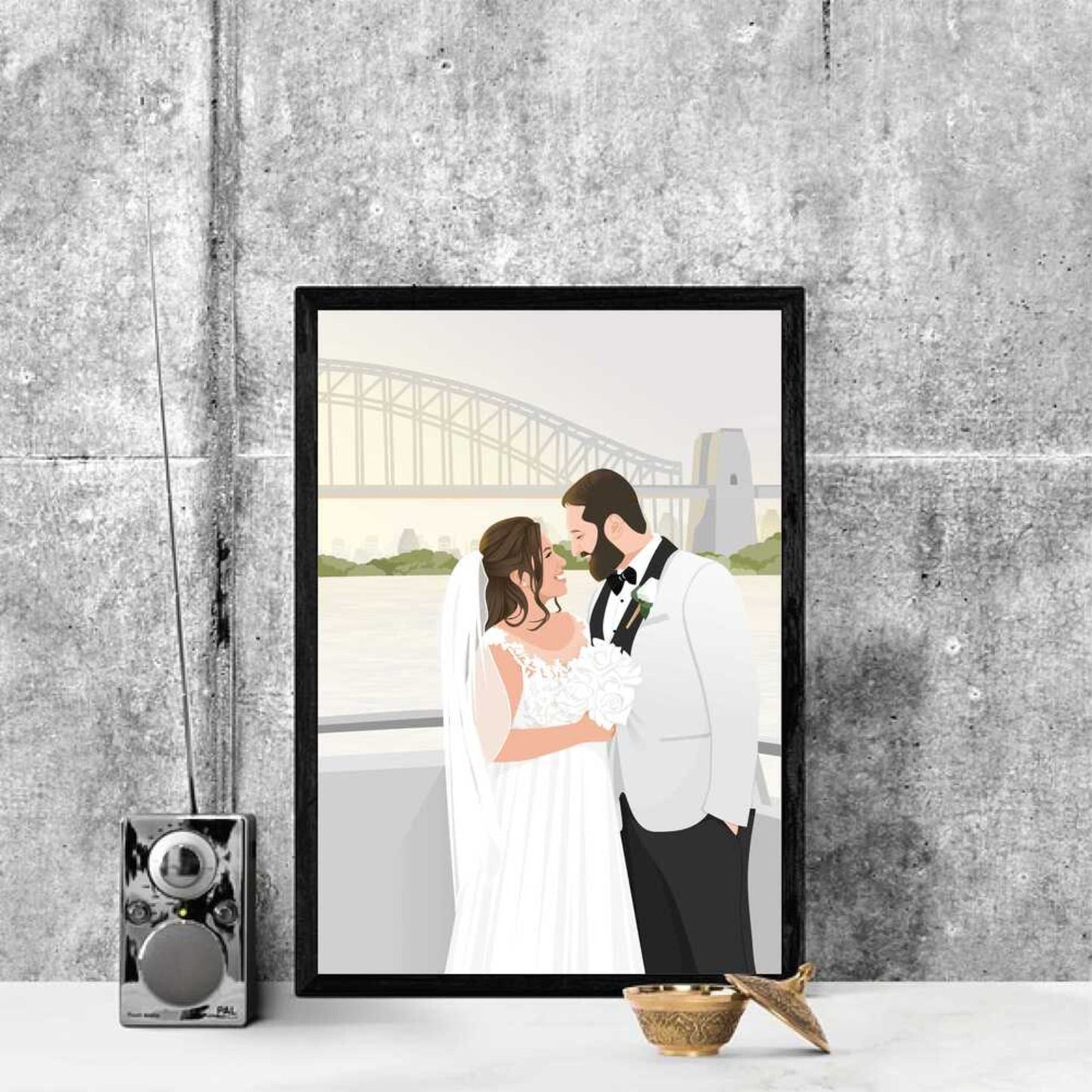 Personalized Bridal Illustration