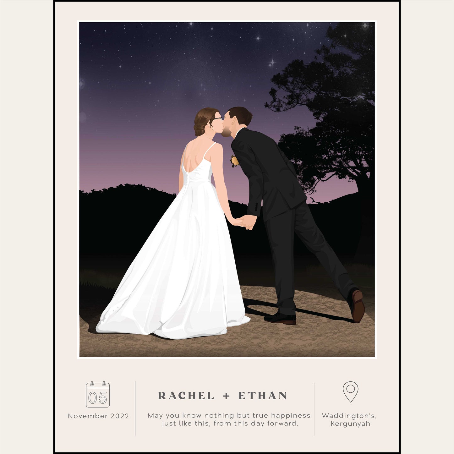 Personalized Bridal Illustration