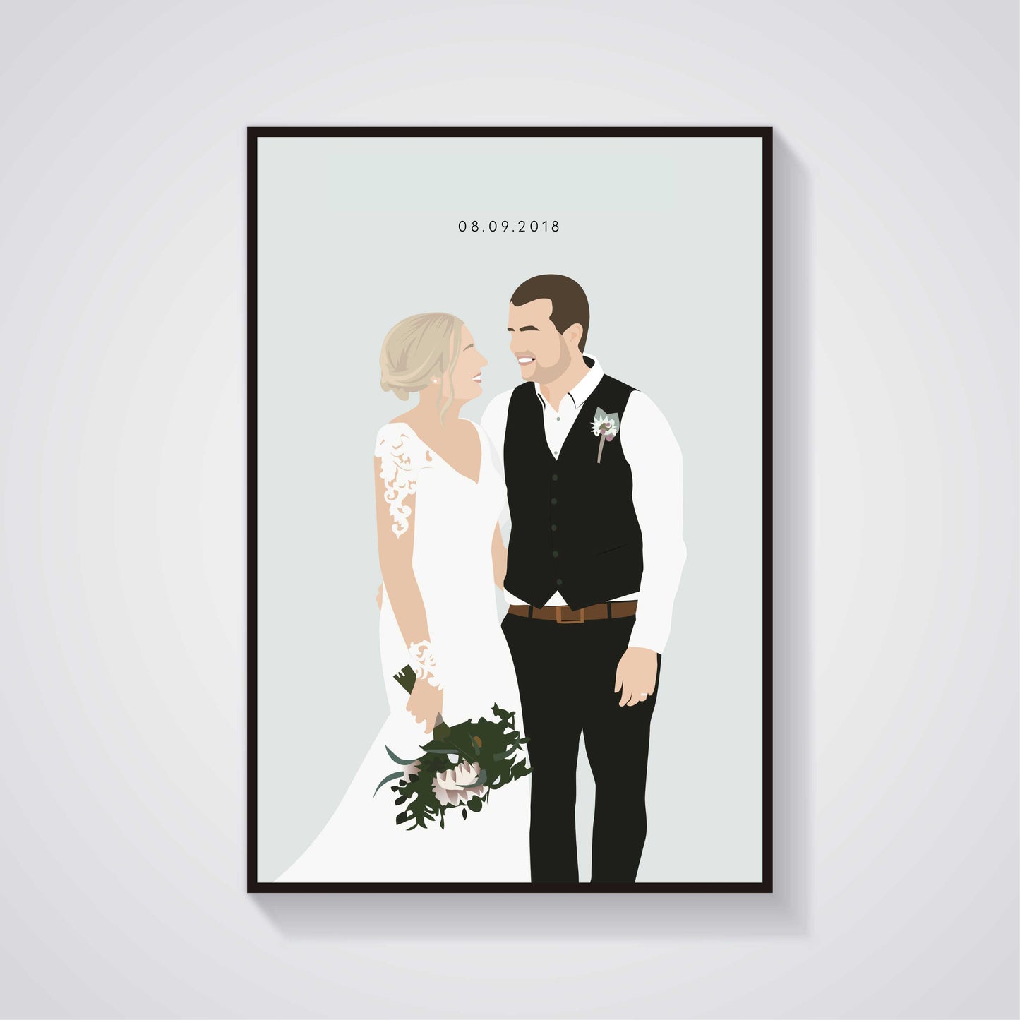 Personalized Bridal Illustration